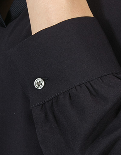 Marc O'Polo Bluse mit Rippstrickkragen Letzte 2 Tage