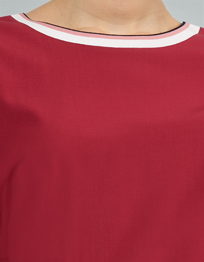 Marc O'Polo Bluseshirt mit Kontrastblende Letzter Tag