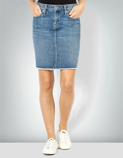 Tommy Hilfiger Jeansrock mit Fransenabschluss Black Friday