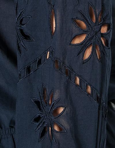 Pepe Jeans Bluse mit Lochstickerei Bis zu 50% Rabatt