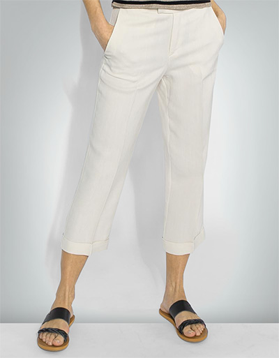 TWIN-SET 7/8 Leinenhose in italienischer Größe Nur für heute