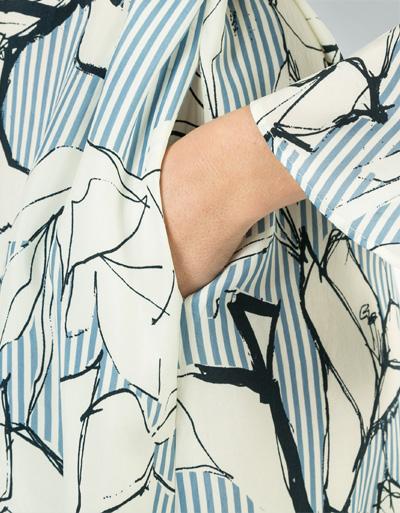 Marc O'Polo Kleid mit Trompentenärmeln Hotsell