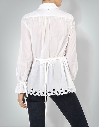 Tommy Hilfiger Bluse mit raffiniertem Saum Valentinstagsangebot