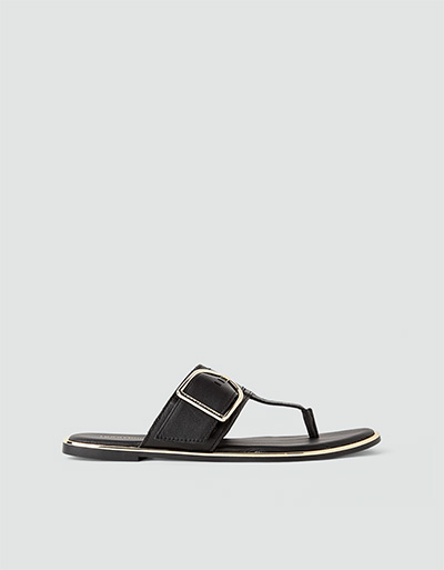Tommy Hilfiger Zehensandalen mit Gold-Details