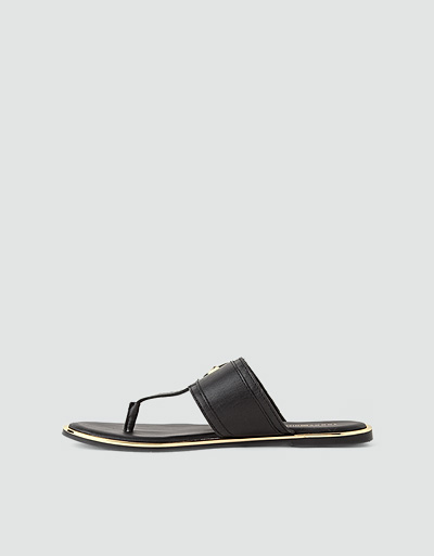Tommy Hilfiger Zehensandalen mit Gold-Details Online Outlet