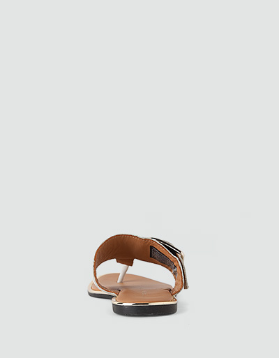 Tommy Hilfiger Zehensandalen mit Gold-Details Zeitlich begrenztes Angebot