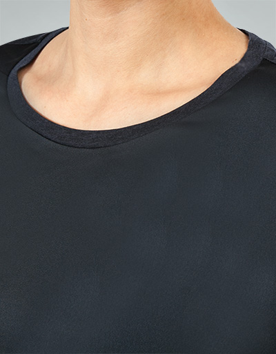 Tommy Hilfiger Shirt im Materialkontrast Saisonale Angebote