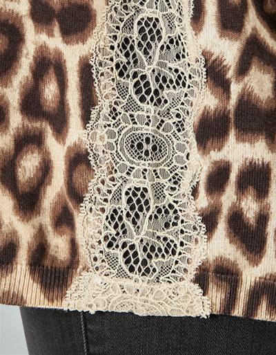 TWIN-SET Pullover mit Spitzeneinsatz Riesige Ersparnisse