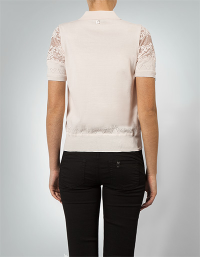 TWIN-SET Strickjacke mit Spitzen-Einsatz Meist gekauft