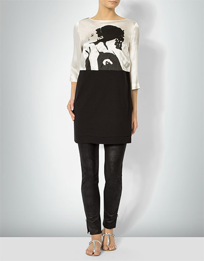 TWIN-SET Minikleid mit Pop Art-Print Sonderangebot