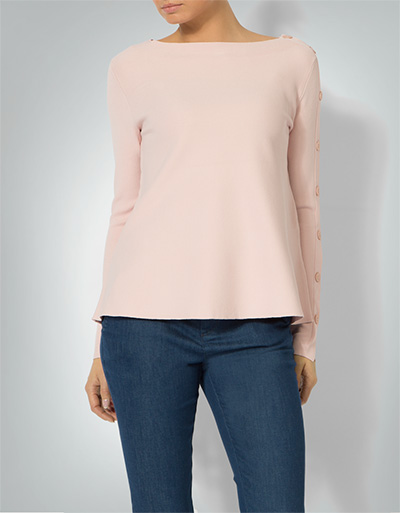 TWIN-SET Pullover mit geknöpftem Ärmel Großer Ausverkauf