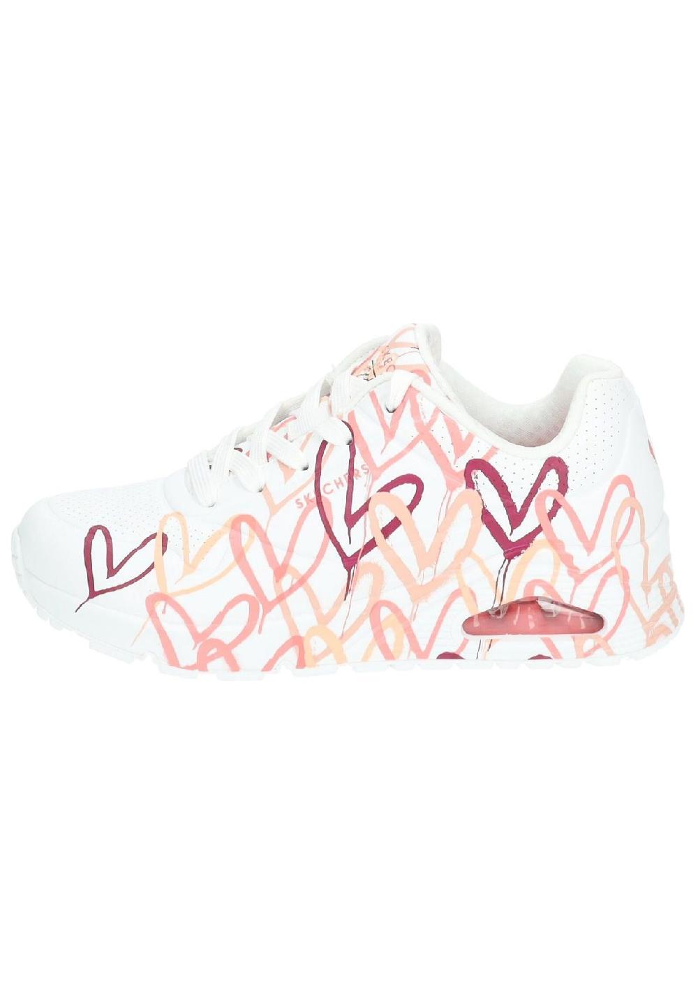 SKECHERS® Skechers x JGoldcrown: Uno Sneaker "Spread the love" Herz-Design für Damen Speichern exportieren