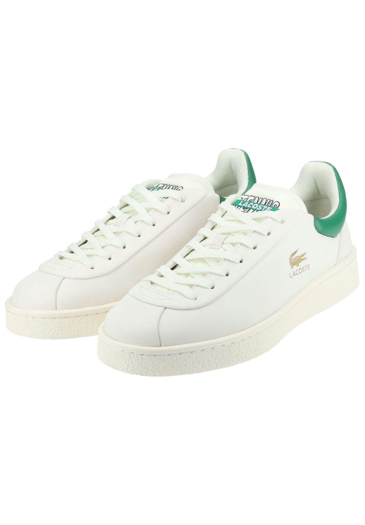 LACOSTE Nubukleder/Textil Sneaker Letzter Tag