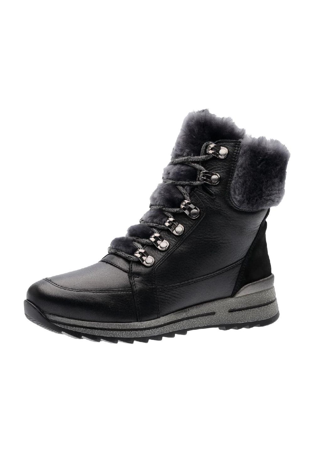 ara® Schnürstiefeletten Keilabsatz Warmfutter für Damen