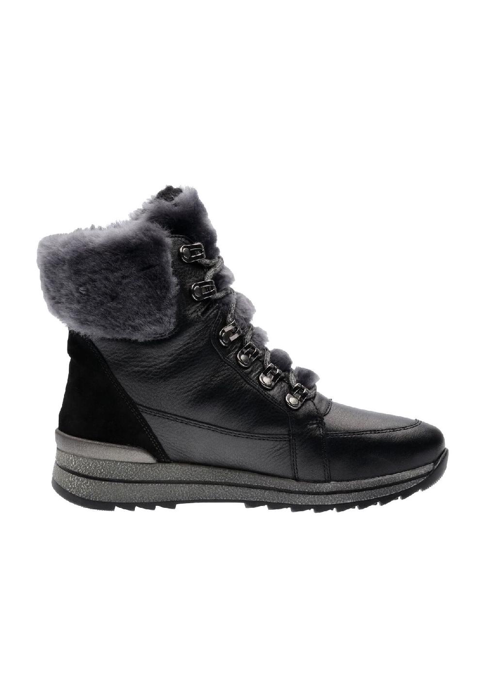 ara® Schnürstiefeletten Keilabsatz Warmfutter für Damen Flash Sale