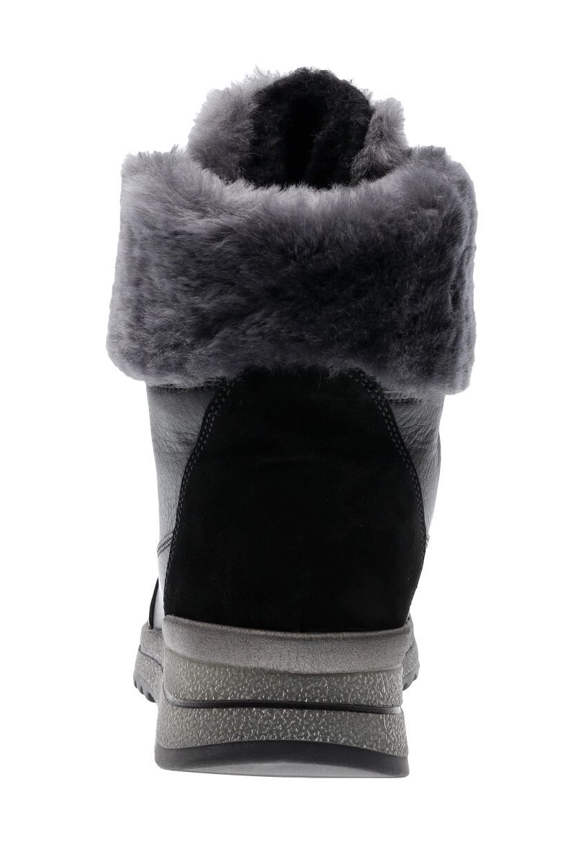 ara® Schnürstiefeletten Keilabsatz Warmfutter für Damen Flash Sale