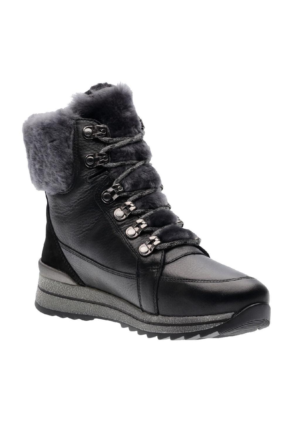 ara® Schnürstiefeletten Keilabsatz Warmfutter für Damen Flash Sale