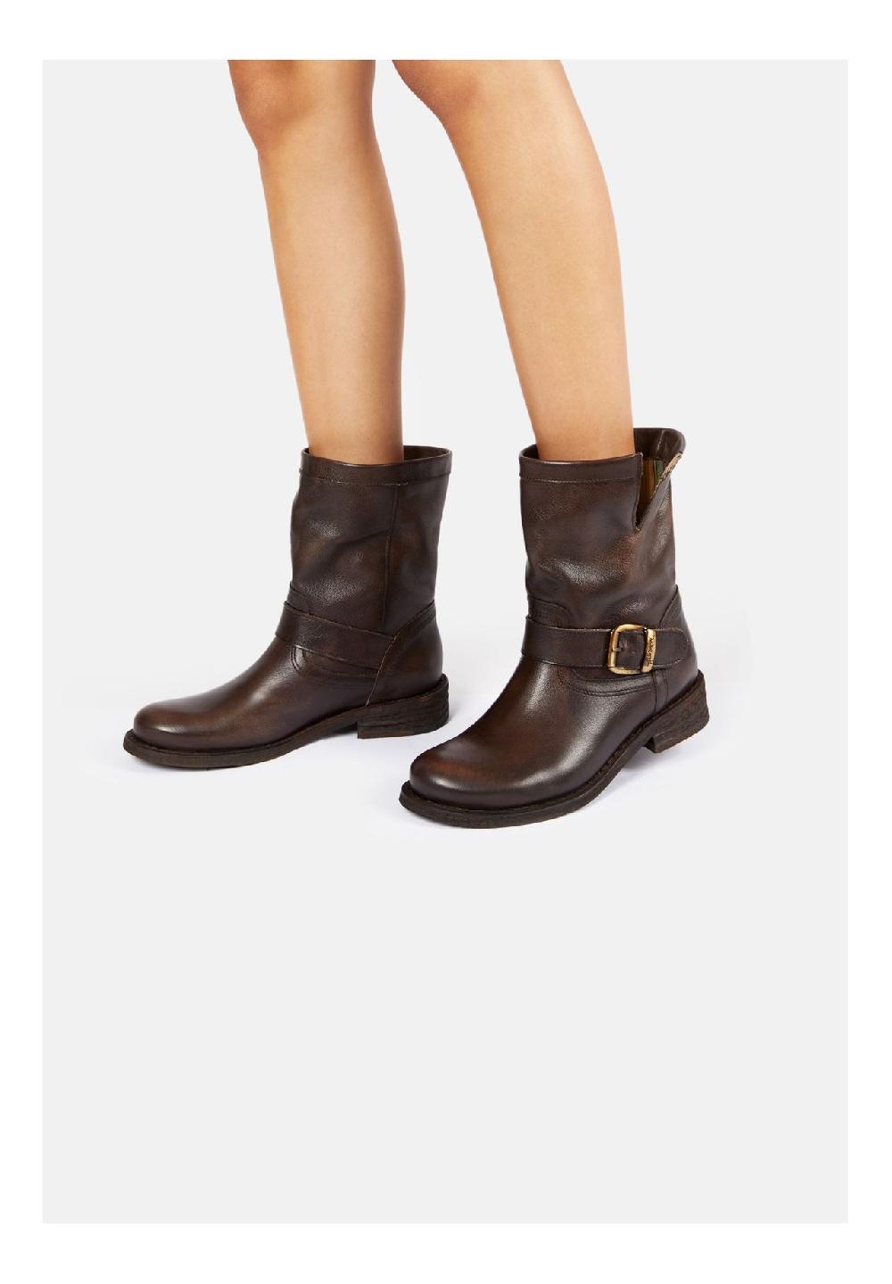 Felmini Leder Stiefelette VIP-Rabatte