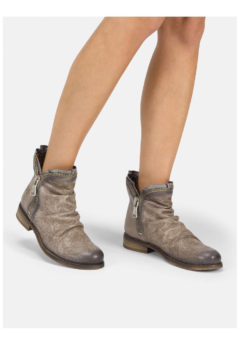 Felmini Leder Stiefelette Bis zu 60% Rabatt