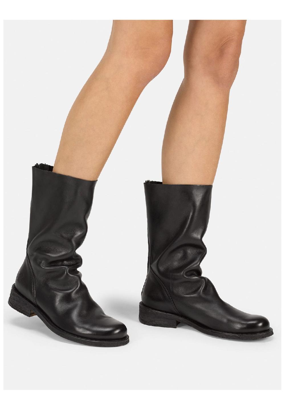 Felmini Leder Stiefel 50% Rabatt mit kostenlosem Versand