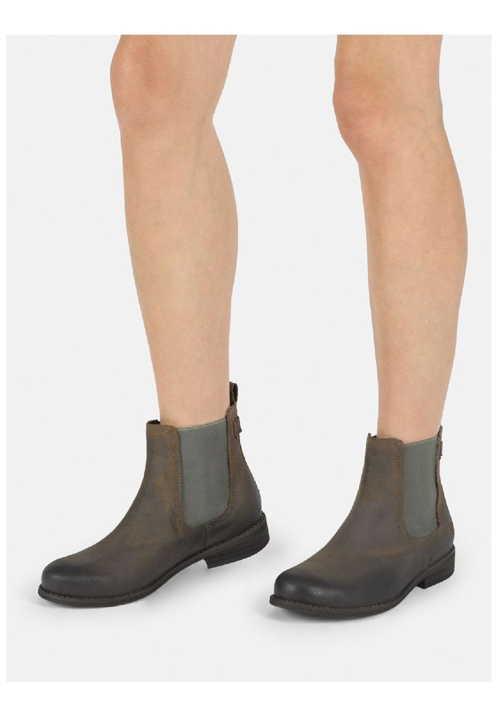 Felmini Veloursleder/Textil Stiefelette Kostenloser Versand international