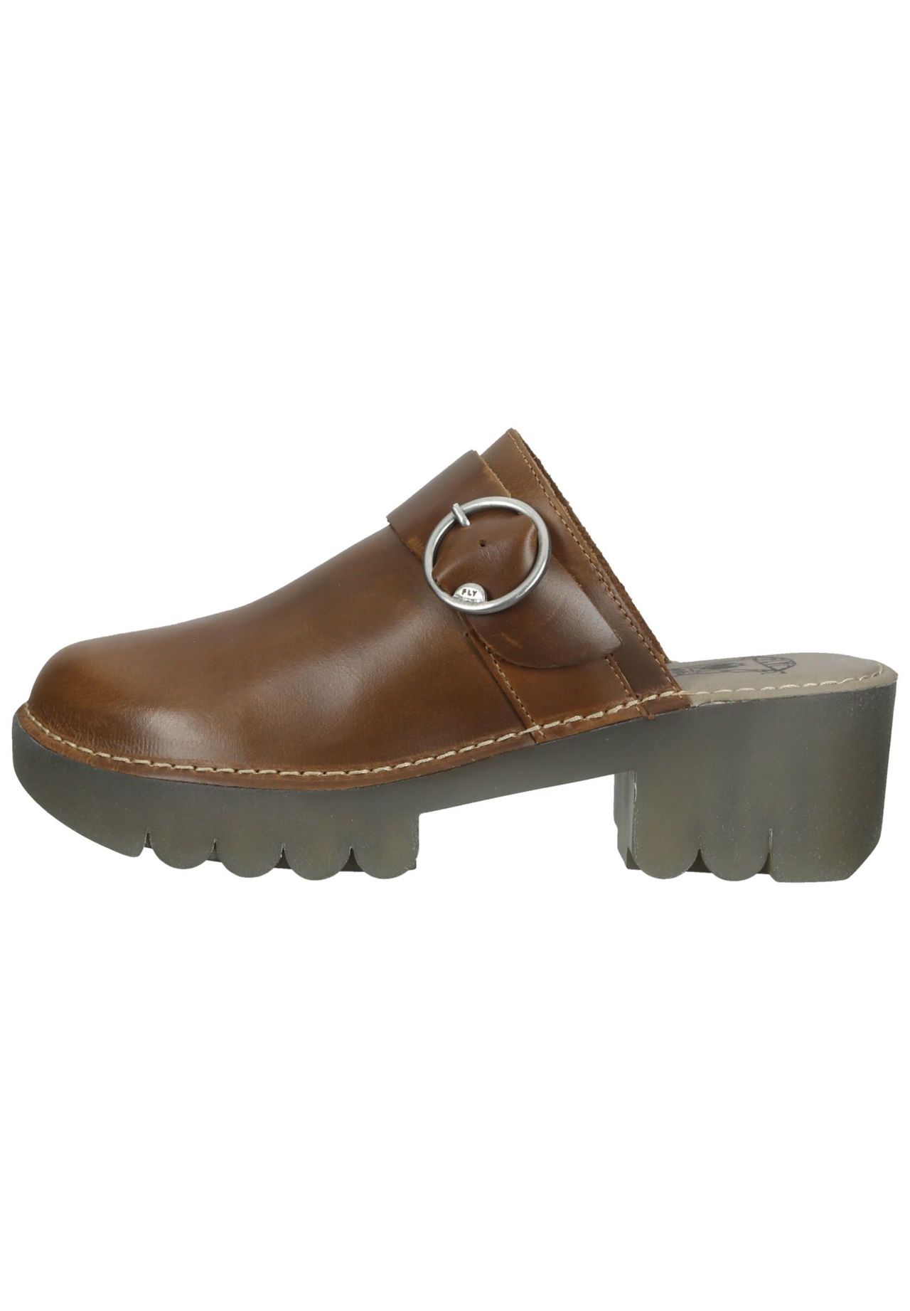 Fly London Leder Clogs Großer Ausverkauf