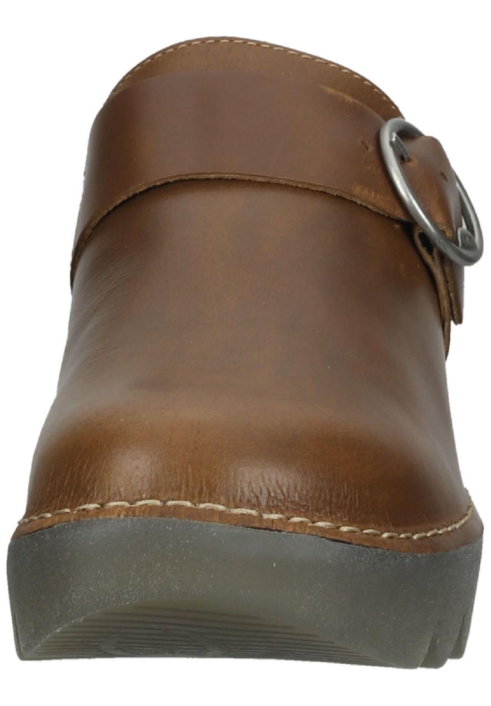 Fly London Leder Clogs Großer Ausverkauf