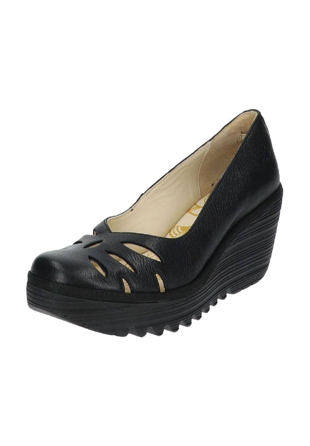Fly London Leder Pumps Kostenlose Rückgabe