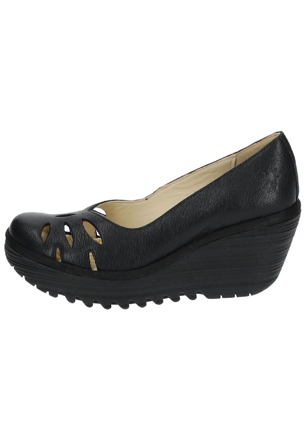 Fly London Leder Pumps Kostenlose Rückgabe