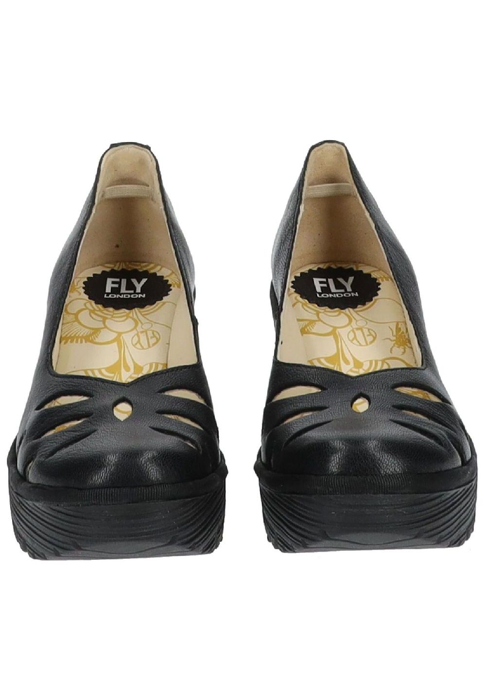 Fly London Leder Pumps Kostenlose Rückgabe