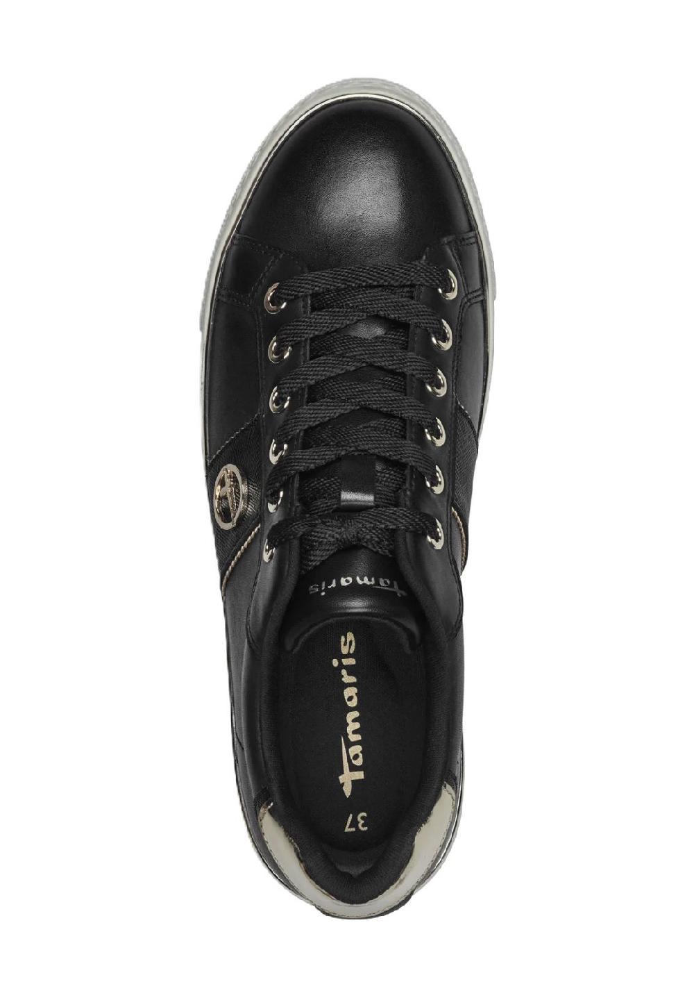 Tamaris Sneaker Emblem Leder für Damen 2025