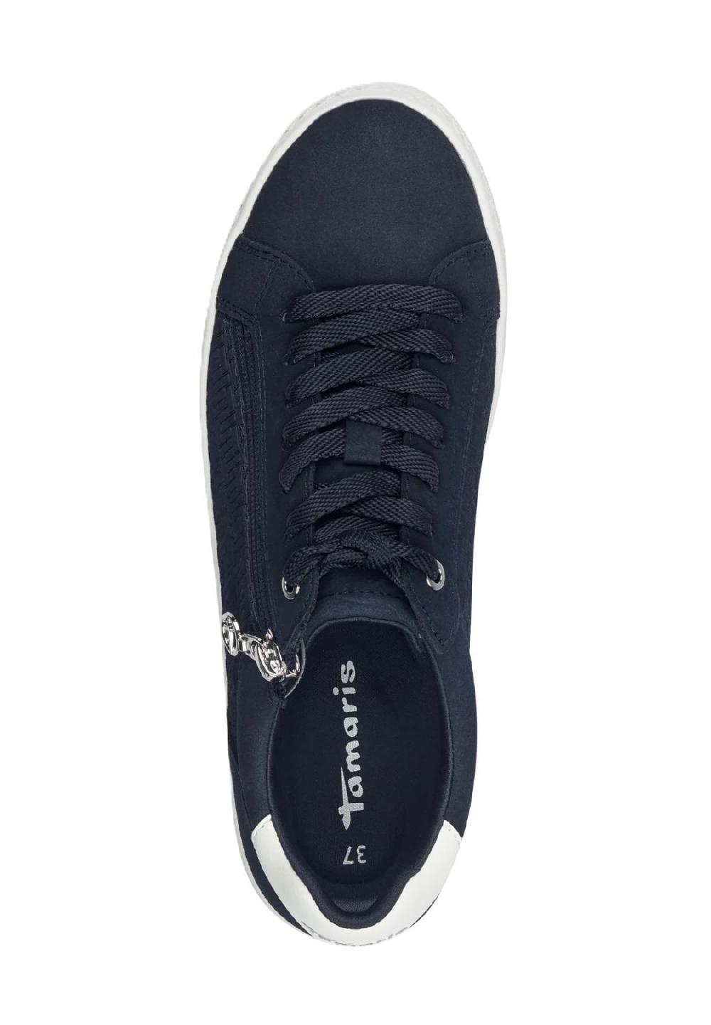 Tamaris Sneaker Lederoptik Reißverschluss für Damen Hotsell