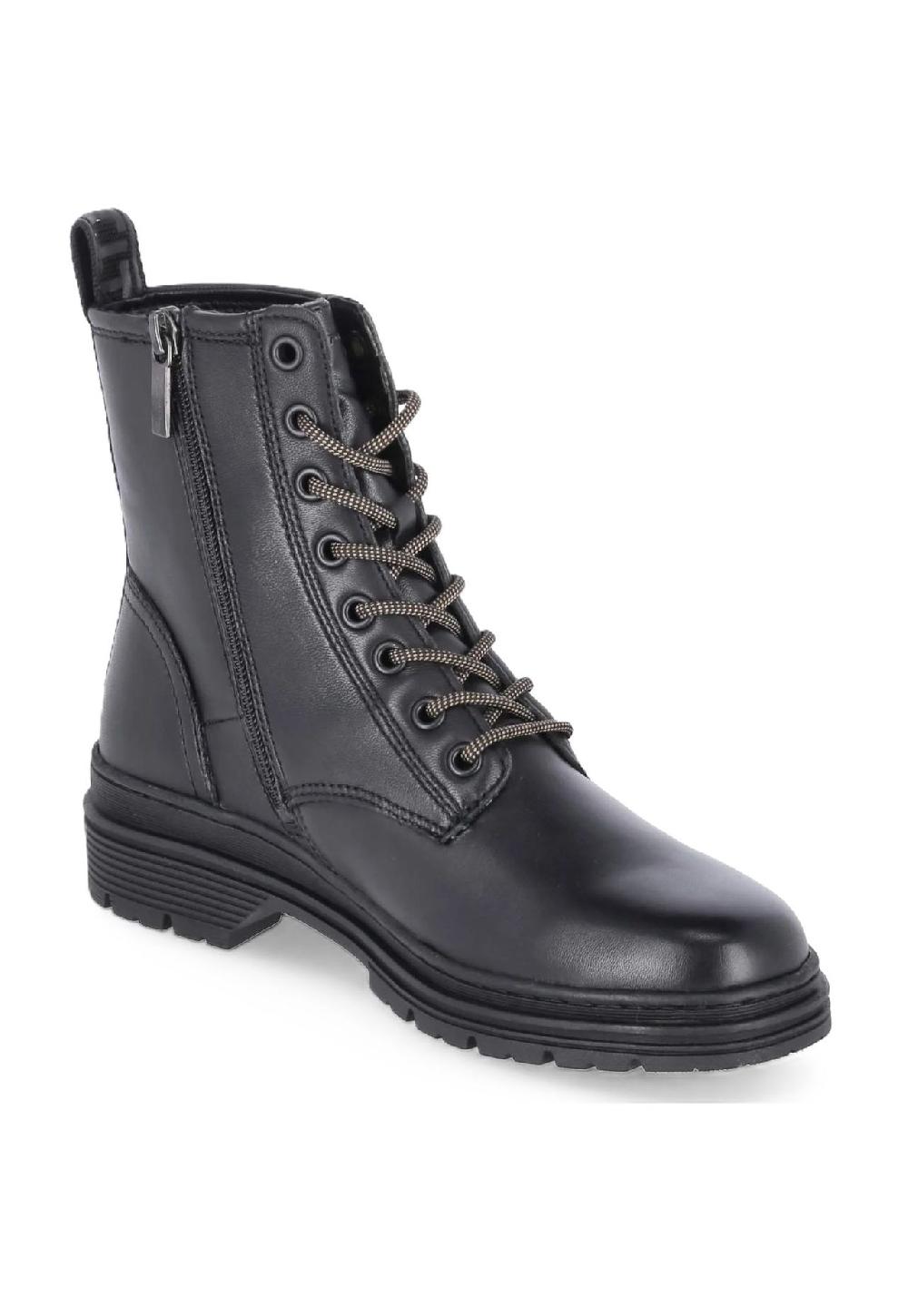Tamaris Schnürstiefeletten Blockabsatz Zuglasache für Damen