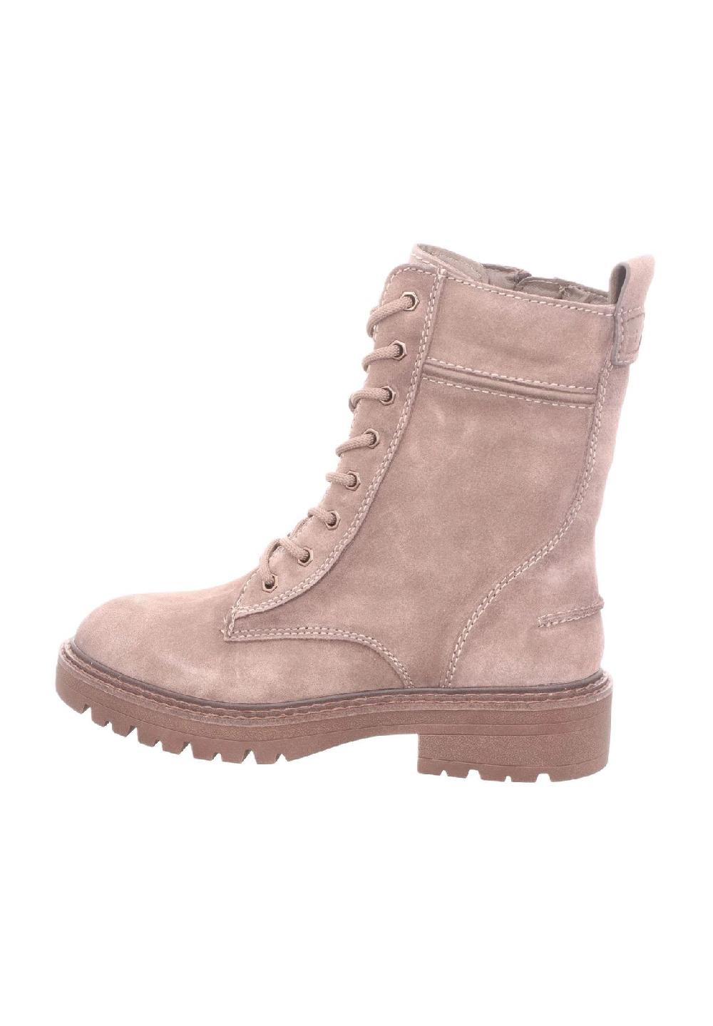 Tamaris Schnürstiefeletten Leder Zuglasche für Damen Vierteljährliche Förderung