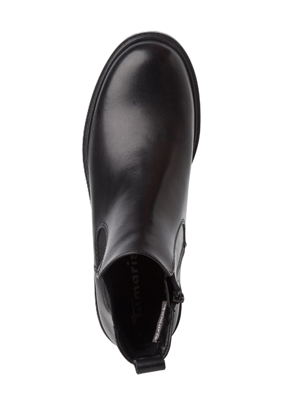 Tamaris Chelsea Boots Leder Zuglasche für Damen Nur noch ein Tag übrig