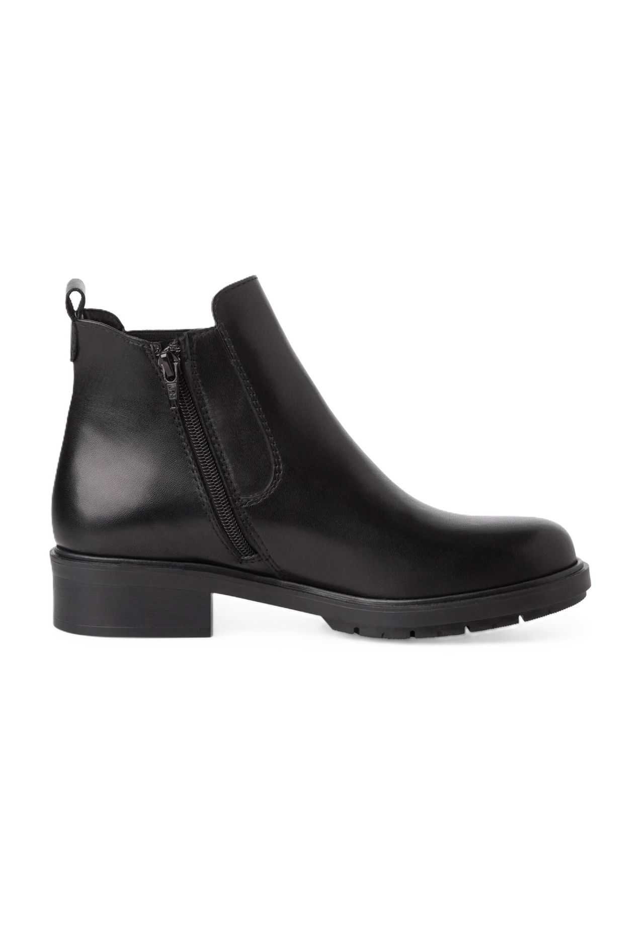 Tamaris Chelsea Boots Leder Zuglasche für Damen Nur noch ein Tag übrig