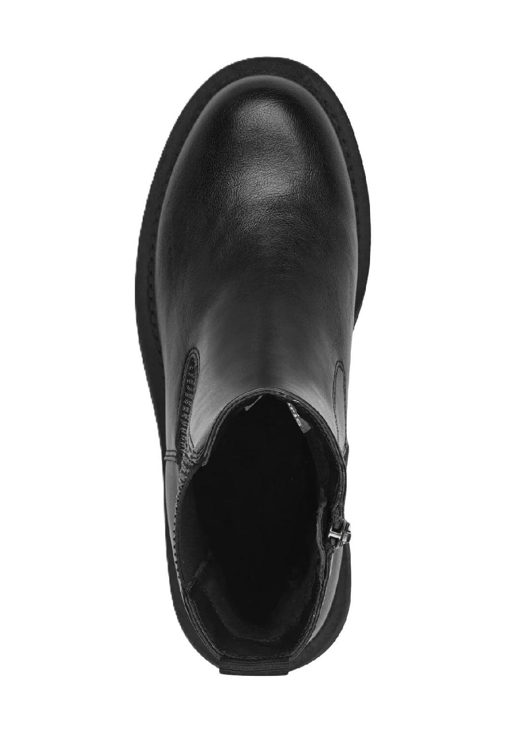 Tamaris Chelsea Boots Blockabsatz Zuglasche für Damen 50% Rabatt mit kostenlosem Versand