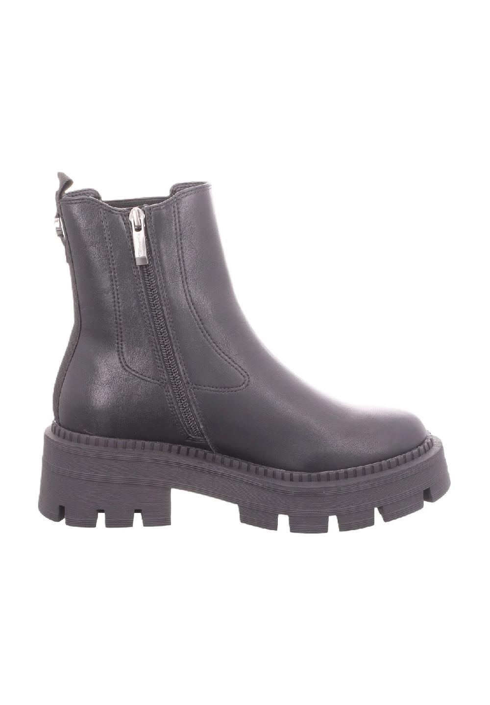 Tamaris Chelsea Boots Blockabsatz Zuglasche für Damen 50% Rabatt mit kostenlosem Versand