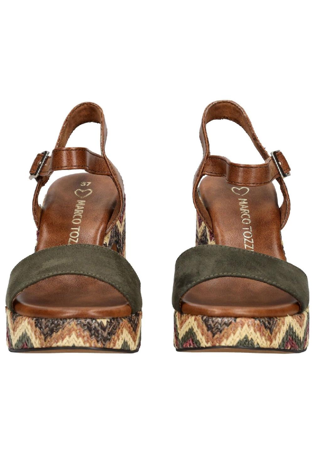 MARCO TOZZI® Lederimitat/Textil Sandalen Black Friday