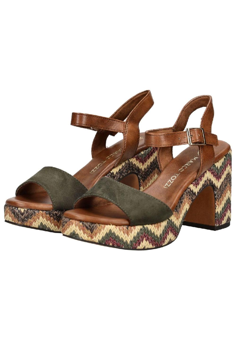 MARCO TOZZI® Lederimitat/Textil Sandalen Black Friday