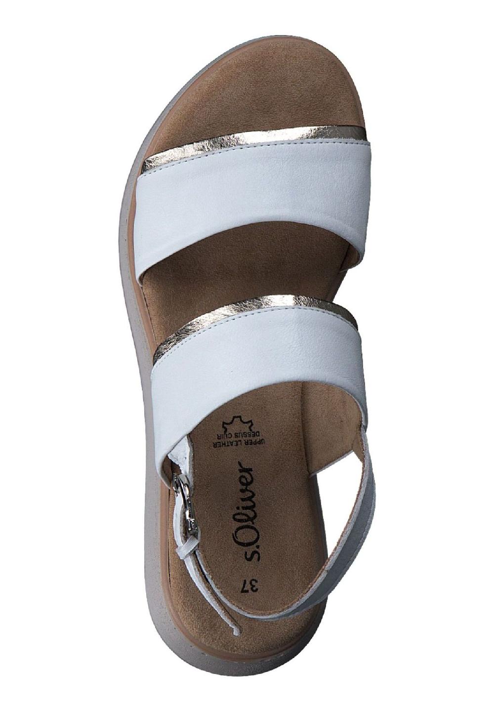 s.Oliver Leder Sandalen Top Angebot