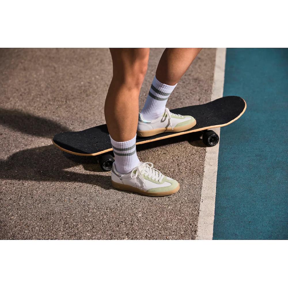 RIEKER Sport Sneaker »San Diego« Retro-Sneaker Freizeitschuh Halbschuh mit herausnehmbarem Fußbett ▷ für Vierteljährliche Förderung