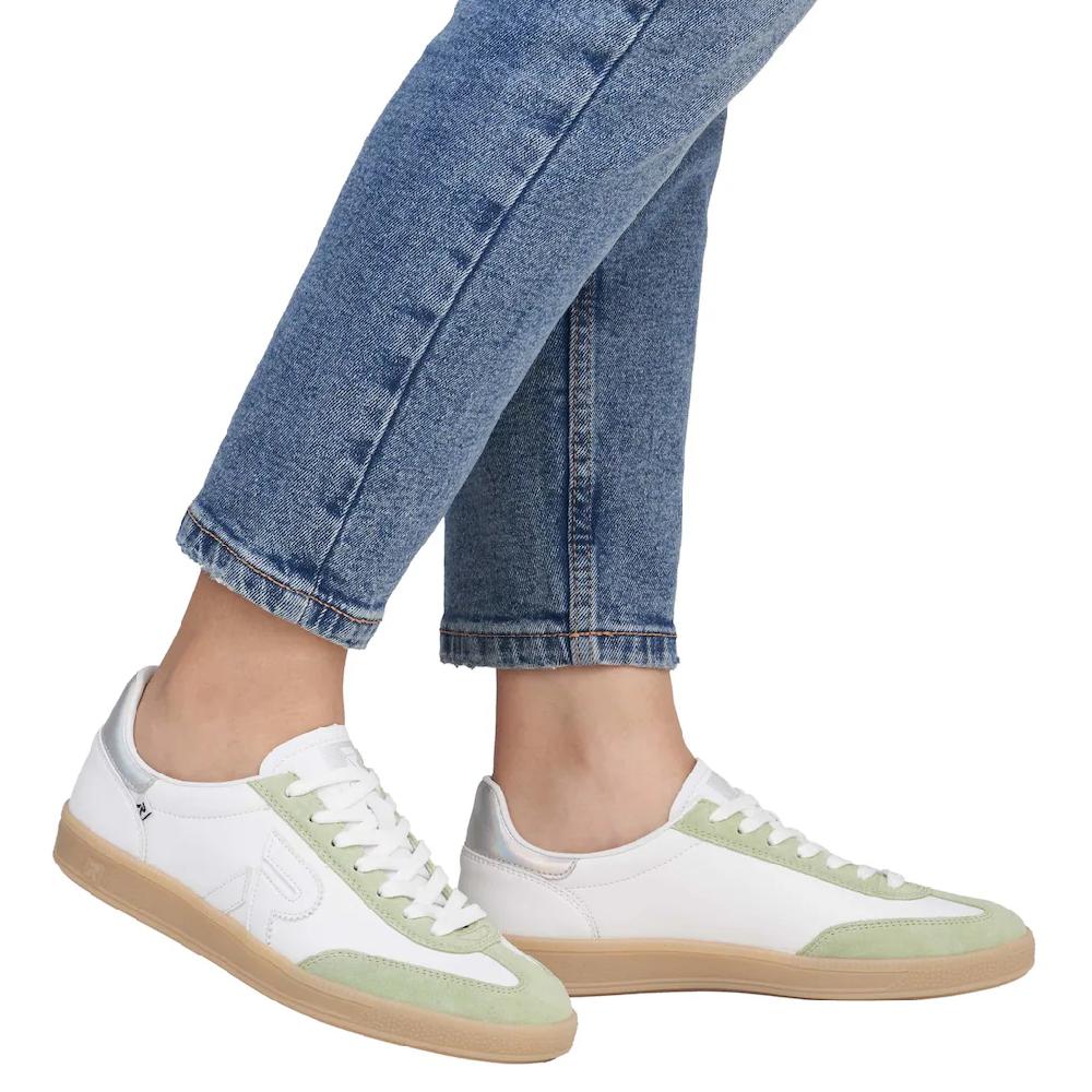 RIEKER Sport Sneaker »San Diego« Retro-Sneaker Freizeitschuh Halbschuh mit herausnehmbarem Fußbett ▷ für Vierteljährliche Förderung