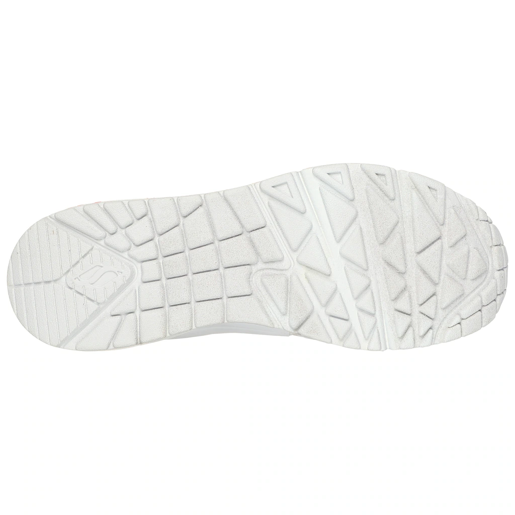 Skechers Wedgesneaker »UNO-SPREAD THE LOVE« Freizeitschuh Halbschuh Schnürschuh mit coolem Graffiti-Print Super Rabatt