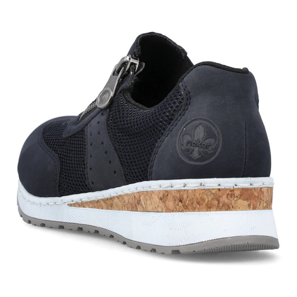 Rieker Slip-On Sneaker Slipper Schlupfschuh Freizeitschuh im Materialmix bestellen Fabrikverkauf