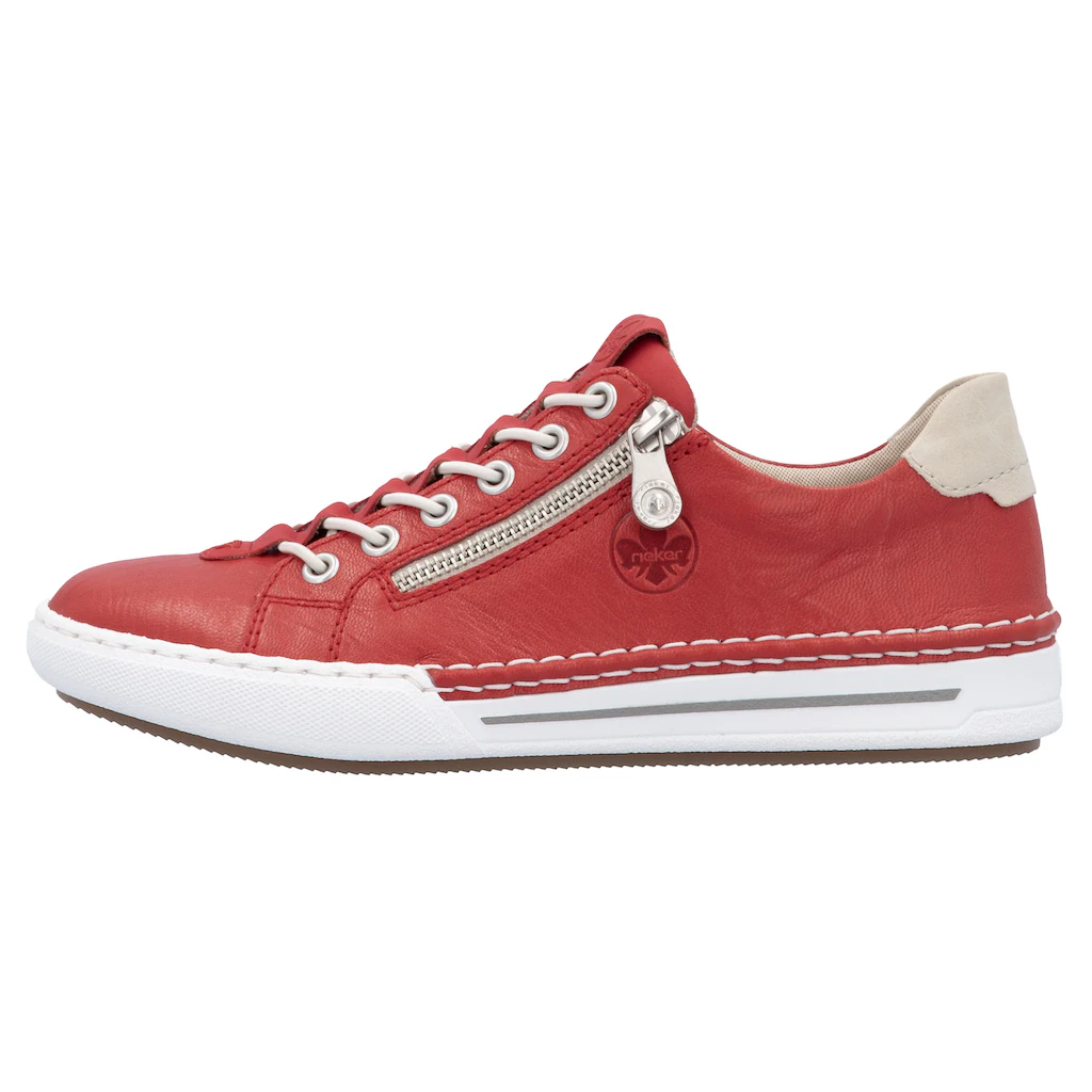 Rieker Slip-On Sneaker Slipper Schlupfschuh Halbschuh Freizeitschuh in schmaler Form ▷ für Sonderangebot