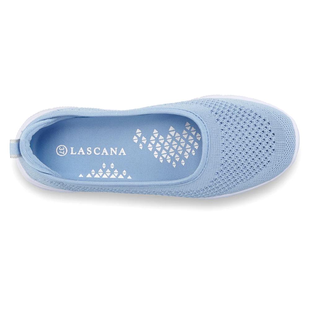 LASCANA Sneaker Ballerinas »ultraleichter Slipper Slip-On-Sneaker« Freizeitschuh aus Mesh weicher Innensohle VEGAN kaufen Valentinstagsangebot