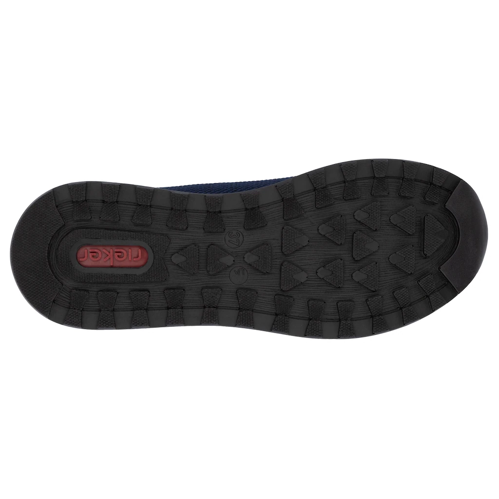 Rieker Sneaker Freizeitschuh Halbschuh Schnürschuh im Materialmix Letzte 2 Tage