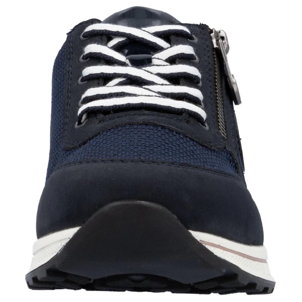 Rieker Sneaker Freizeitschuh Halbschuh Schnürschuh im Materialmix Letzte 2 Tage