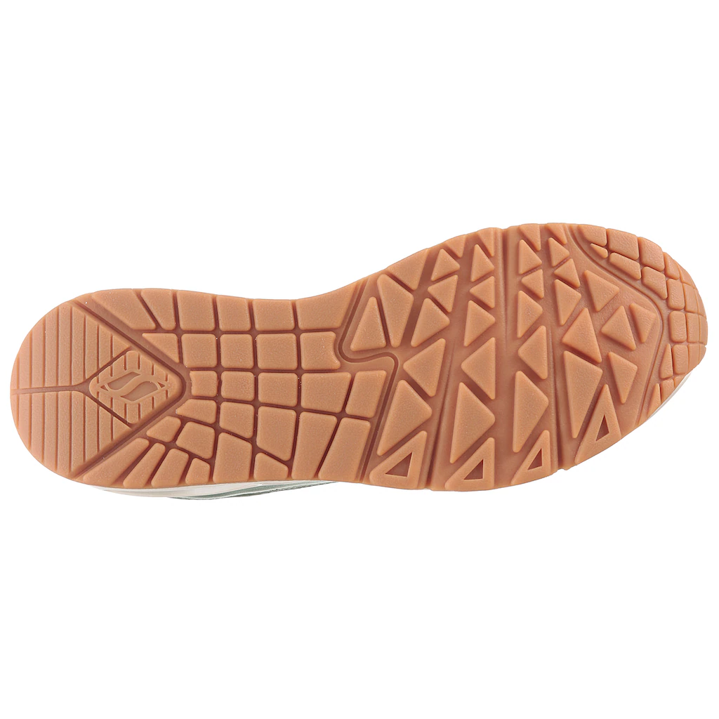 Skechers Sneaker »UNO-METALLIXS« Keilsneaker Plateausneaker Schnürschuh Halbschuh im Metallic-Look online kaufen Kostenloser Versand international